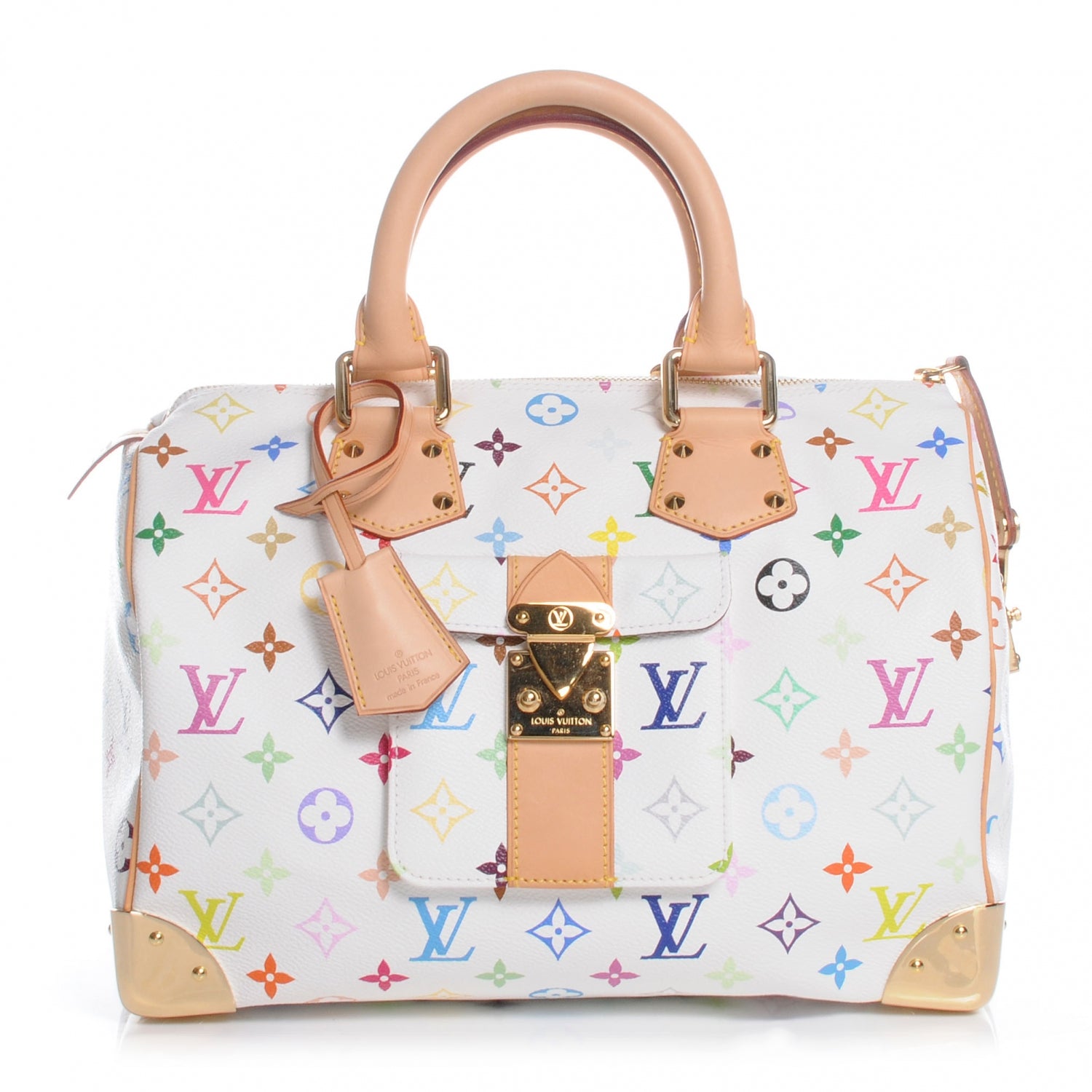 Louis Vuitton Monogram Multicolor Speedy 30 White 1 of 7