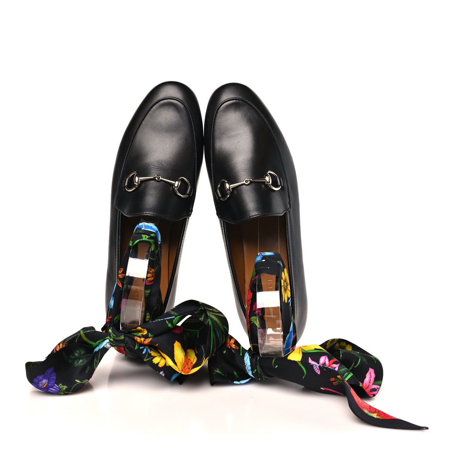 Betis Glamour Calfskin Silk Womens Jordaan Loafers 38 Black Multicolor