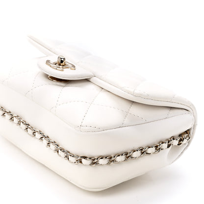 Chanel Lambskin Quilted Mini My Precious Flap White 10 of 11