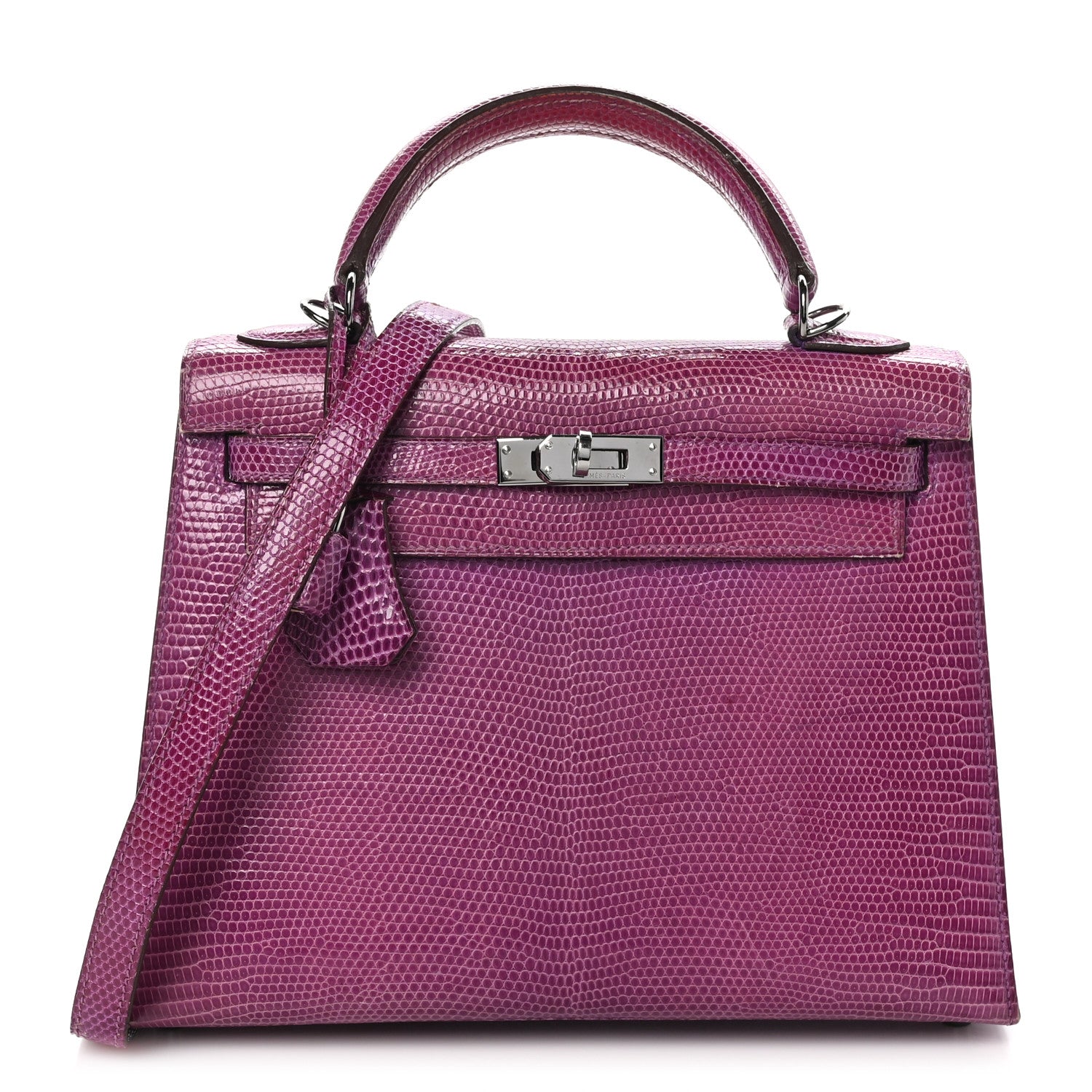 Hermes Lizard Kelly Sellier 25 Violet 1 of 15