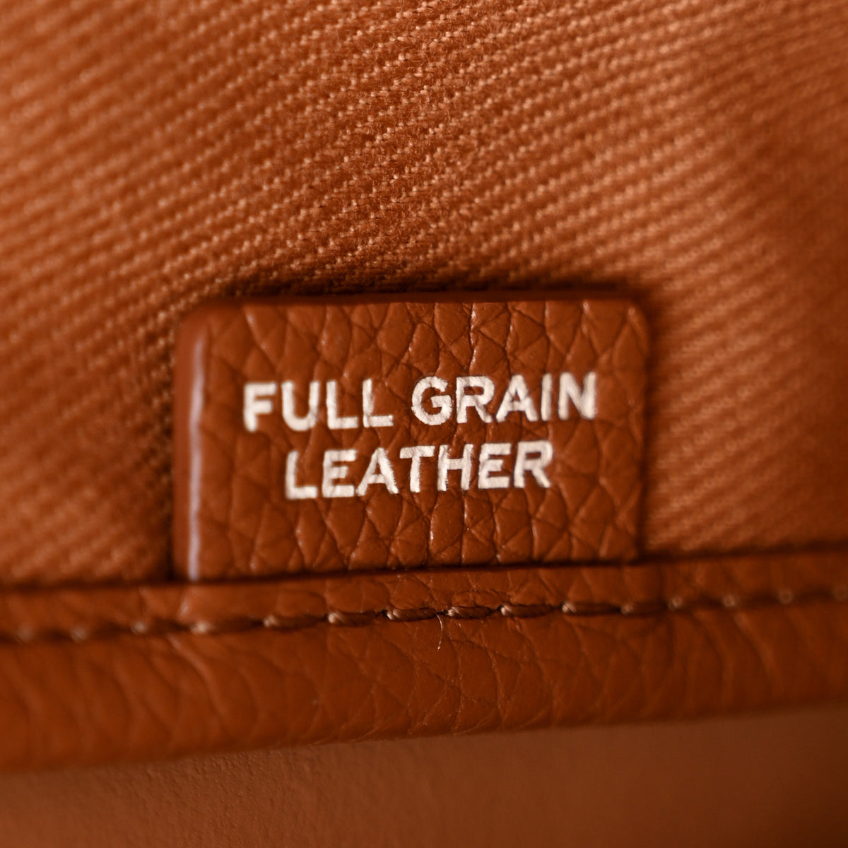 Grained Calfskin Medium The Tote Bag Argan Oil