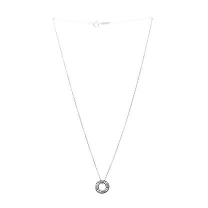 Tiffany Sterling Silver Atlas Pendant Necklace 2 of 7