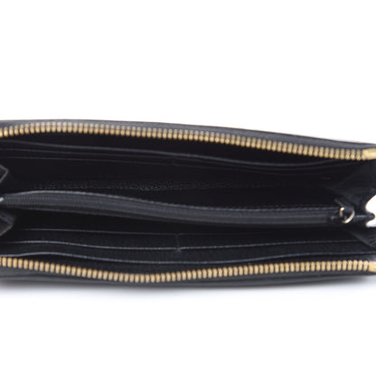 Gucci Guccissima Donna Long Wallet Black 5 of 13