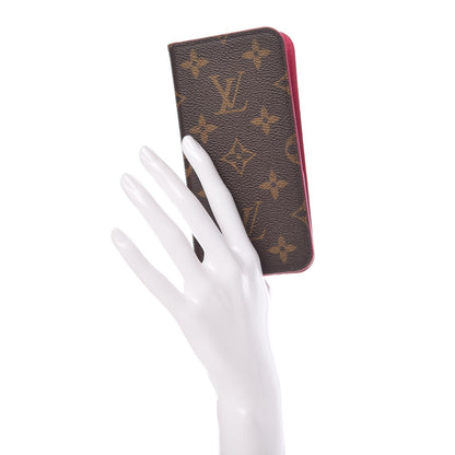Louis Vuitton Monogram iPhone X Folio Case Rose Pop 2 of 7