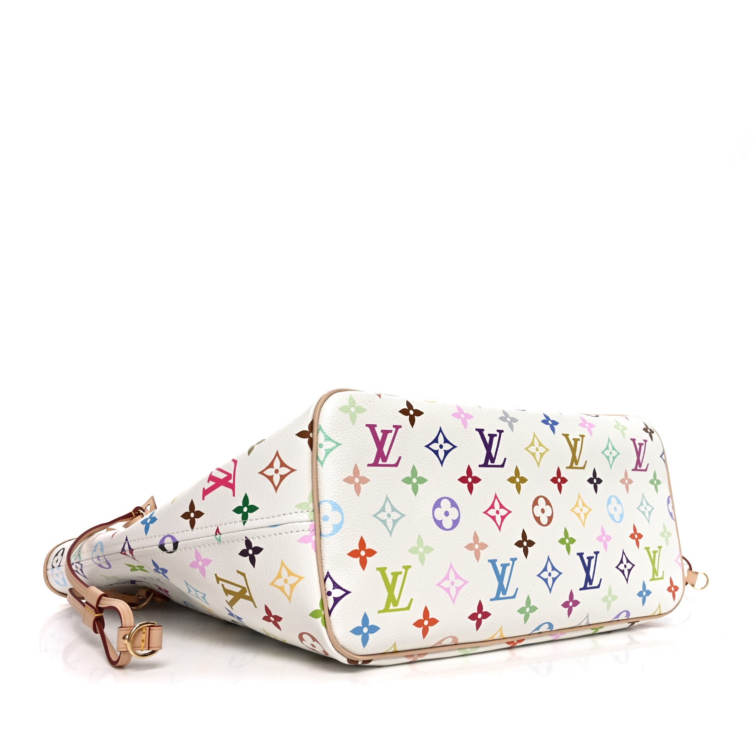 Louis Vuitton LV X TM Monogram Multicolor Neverfull MM White 4 of 9