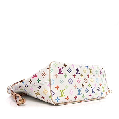 Louis Vuitton LV X TM Monogram Multicolor Neverfull MM White 4 of 9