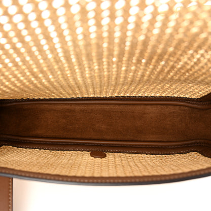 Fendi Macrame Crochet Baguette Natural Gianduia 6 of 11