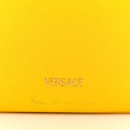 Versace Calfskin La Medusa Mini Hobo Crossbody Yellow 12 of 13