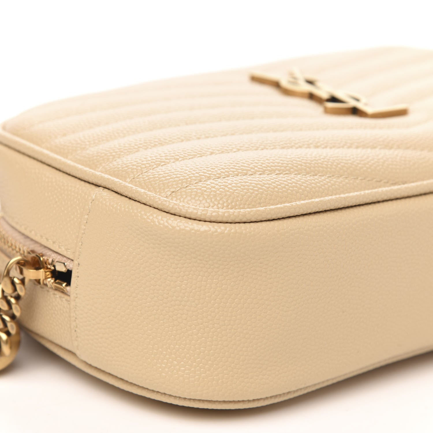 Saint Laurent Grain De Poudre Matelasse Monogram Mini Lou Camera Bag New Powder 8 of 10