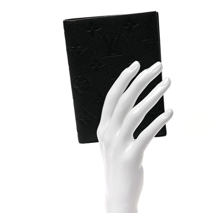 Louis Vuitton Empreinte Monogram Passport Cover Black 2 of 6
