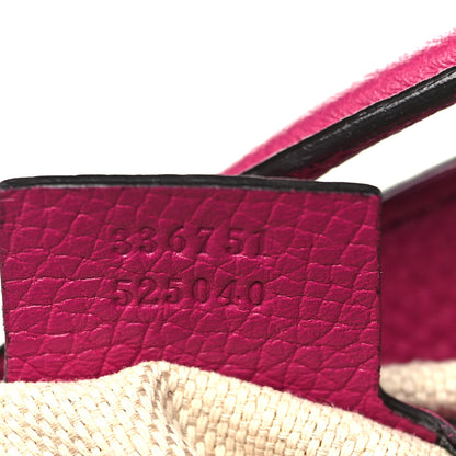 Gucci Cellarius Calfskin Small Soho Shoulder Bag Bright Bouganville 7 of 9