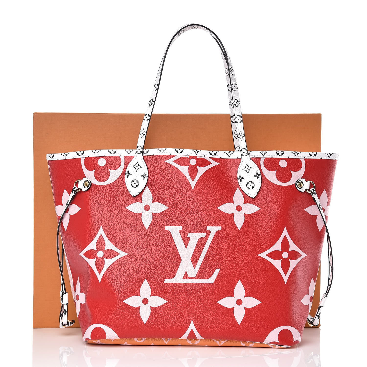 Louis Vuitton Monogram Giant Neverfull MM Rouge 11 of 11