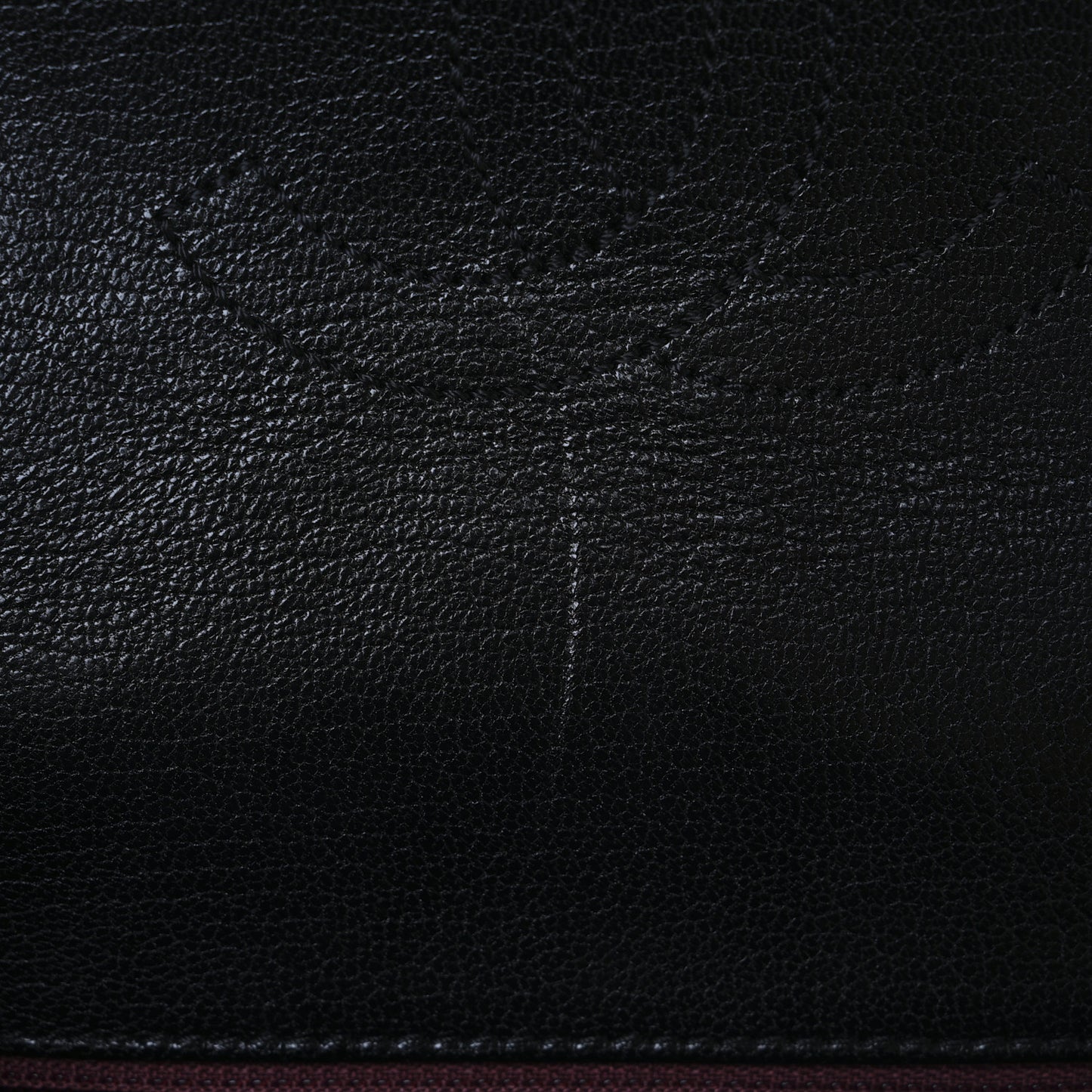 Shiny Goatskin Quilted Small Double Carry Waist Chain Flap Black