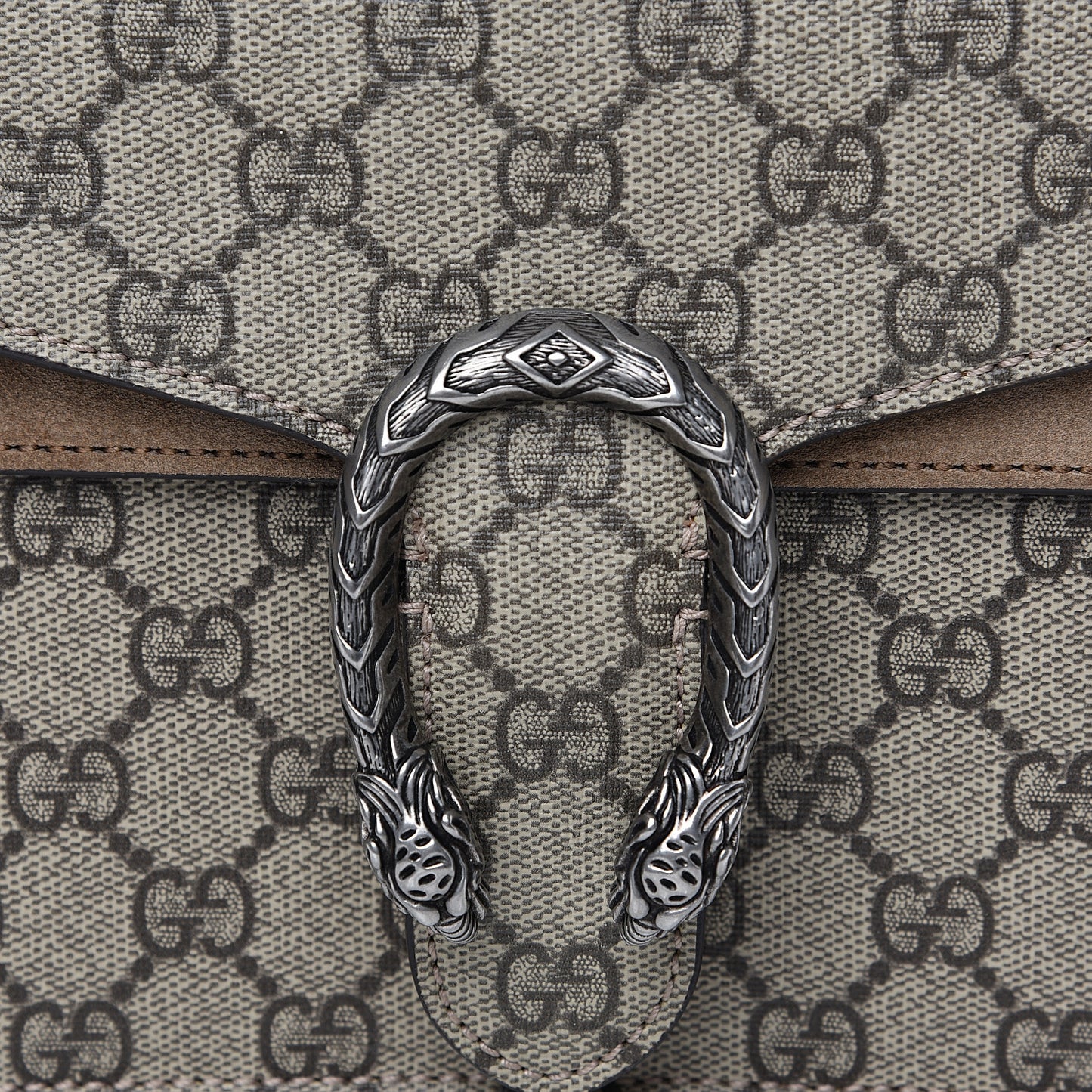 GG Supreme Monogram Mini Dionysus Shoulder Bag Taupe