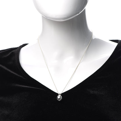 Tiffany Sterling Silver 12.75mm HardWear Ball Pendant Necklace 2 of 6