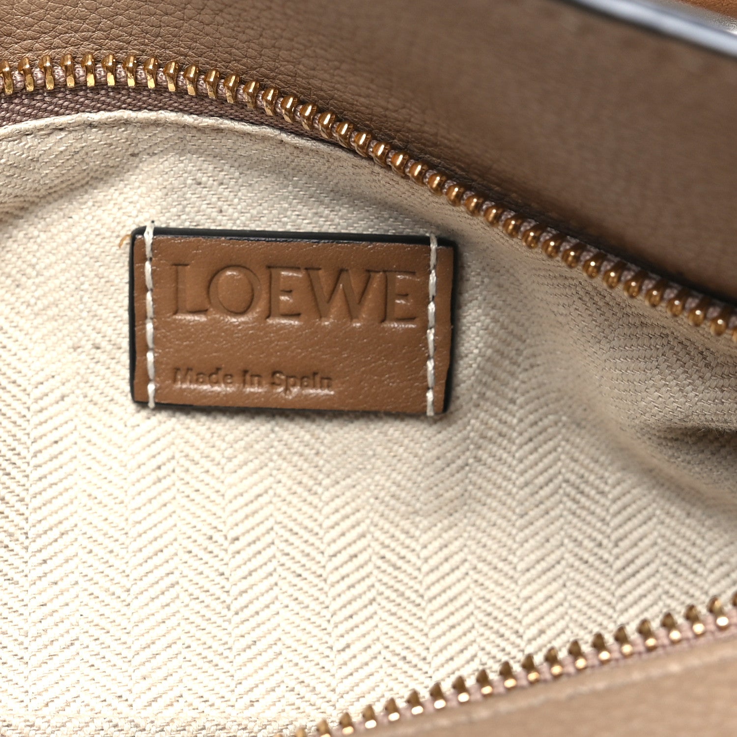 Loewe Grained Calfskin Small Puzzle Bag Sand Mink 6 of 9