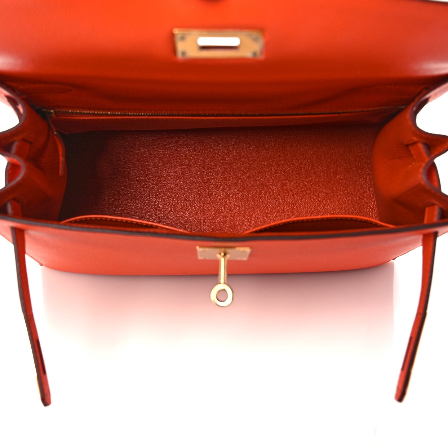 Epsom Kelly Sellier 28 Orange Poppy
