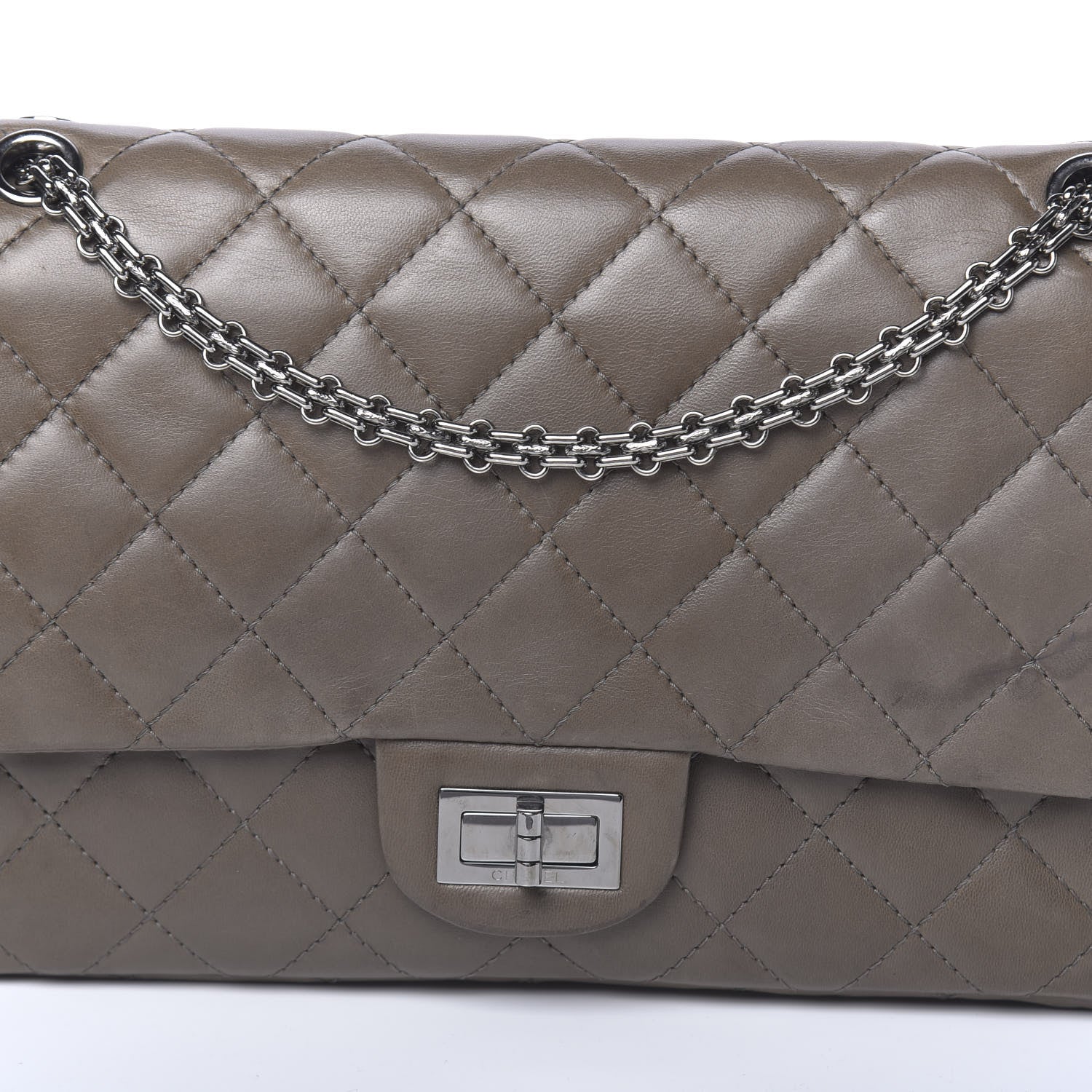 Chanel Lambskin Quilted 2.55 Reissue 227 Flap Brown 15 of 17