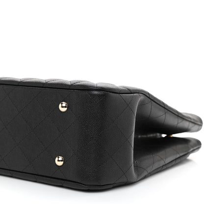Chanel Caviar Quilted Large Shopping Tote Black 10 of 11