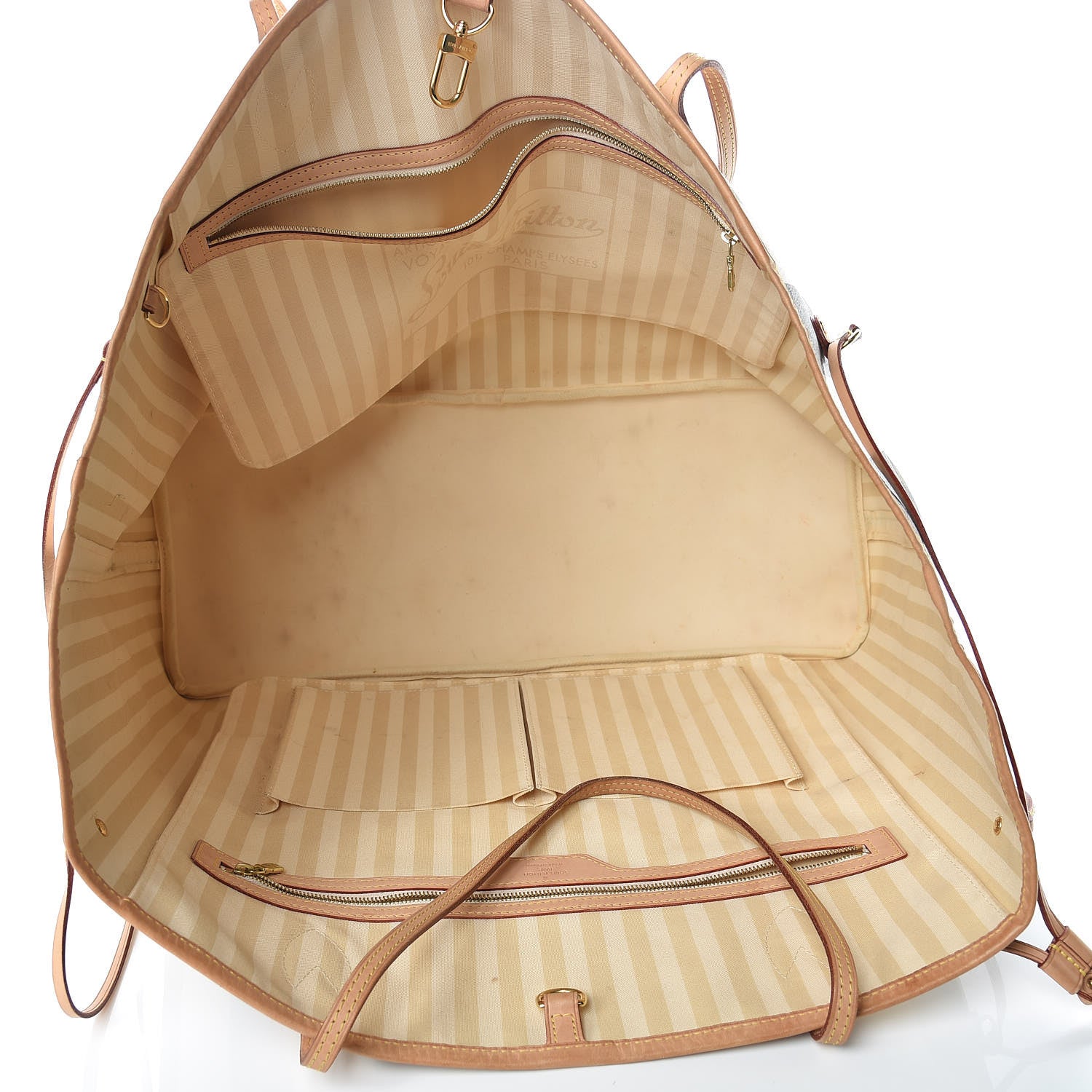Louis Vuitton Monogram Rayures Neverfull XL 5 of 24