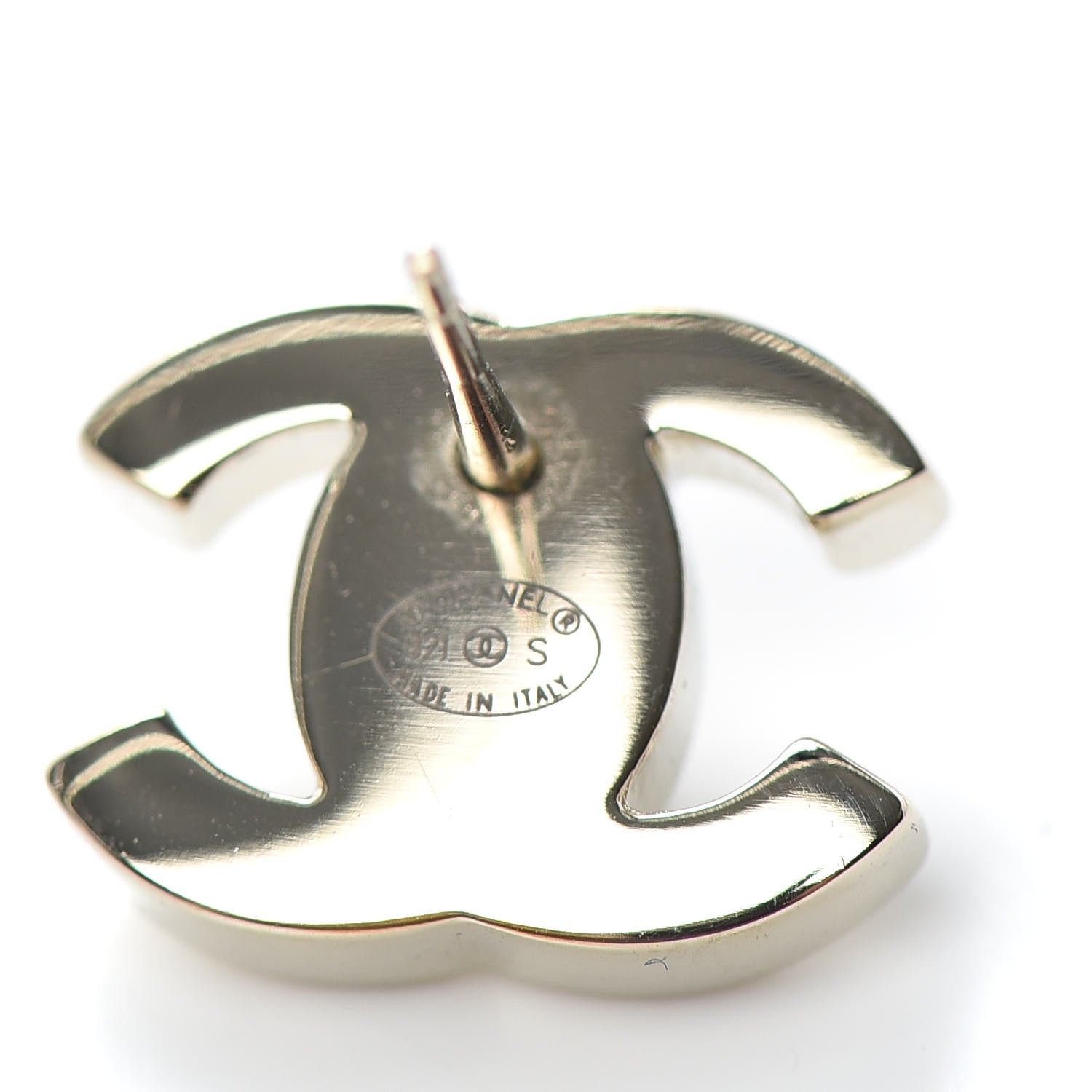 Chanel CC Turnlock Earrings Gold 4 of 5