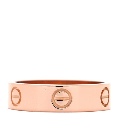 Cartier 18K Pink Gold 5.5mm LOVE Ring 58 8.25 3 of 4