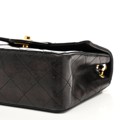 Chanel Lambskin Quilted Mini Square Flap Black 9 of 9