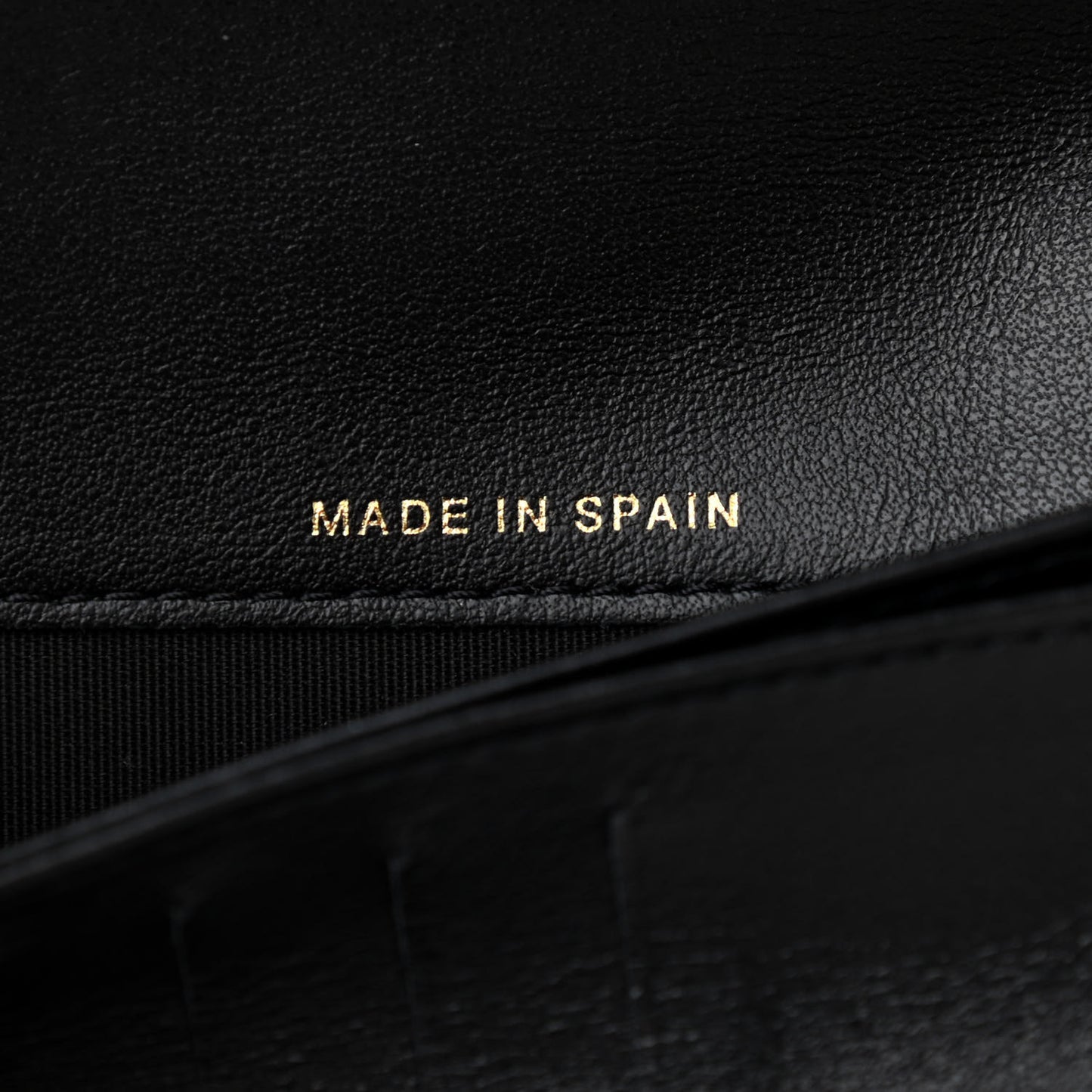 Caviar Quilted Boy Yen Wallet Black