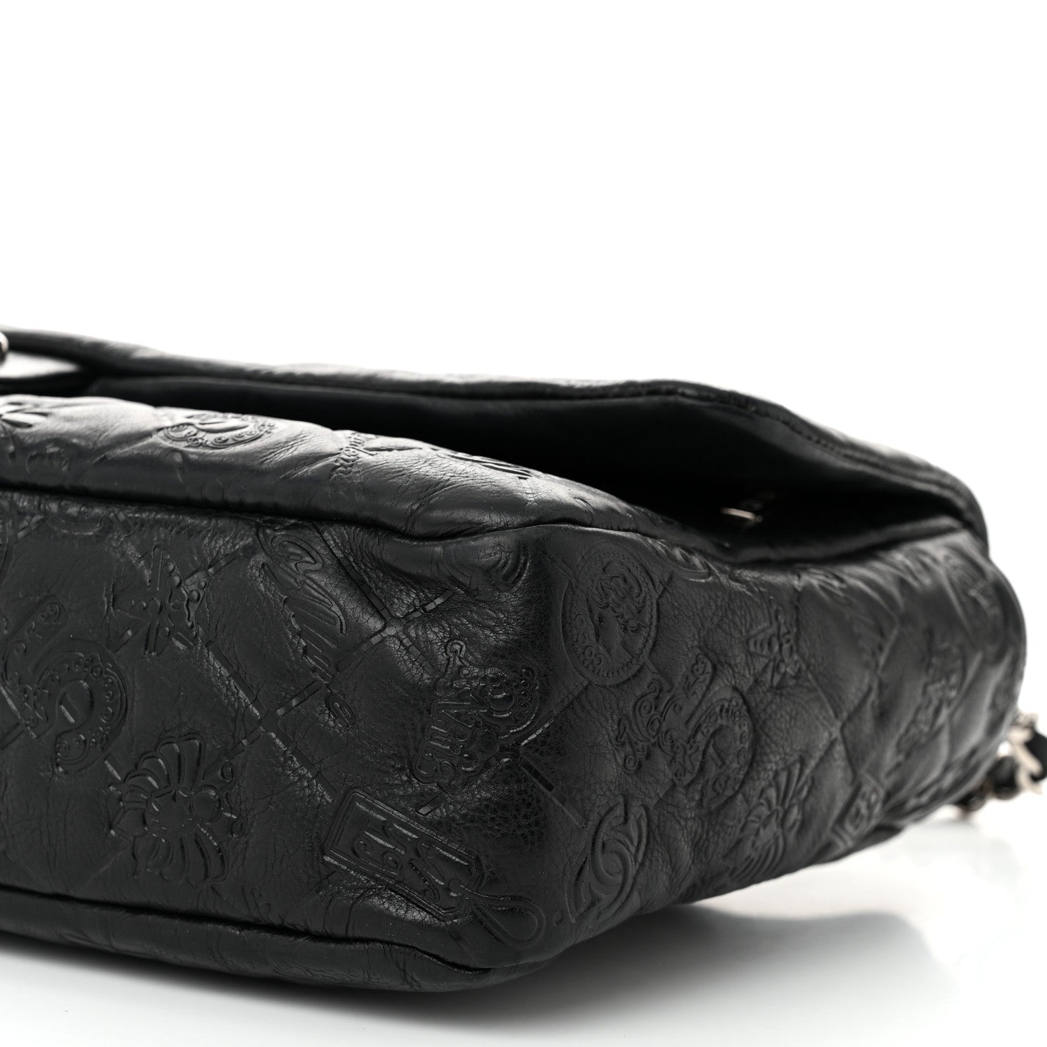 Chanel Calfskin Embossed Large Lucky Symbols Flap Black 10 of 10