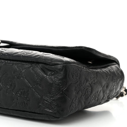 Chanel Calfskin Embossed Large Lucky Symbols Flap Black 10 of 10