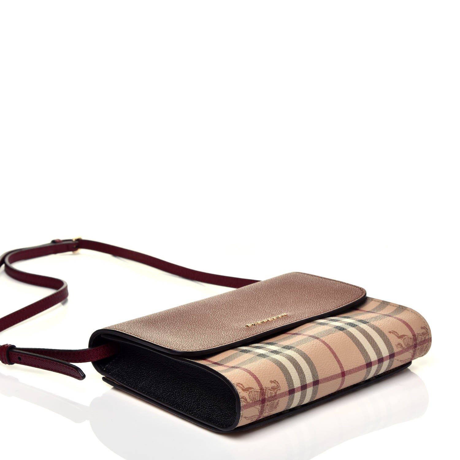 Burberry Haymarket Check Small Loxley Crossbody Bright Toffee 4 of 8
