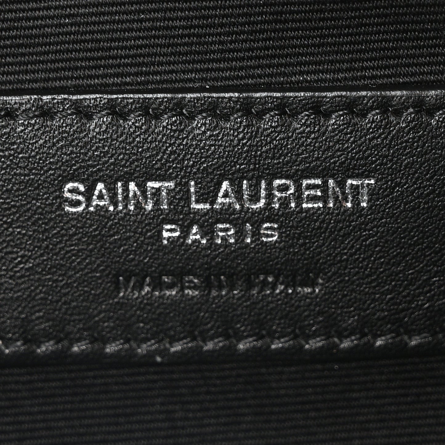 Lambskin Monogram Belt Bag Black