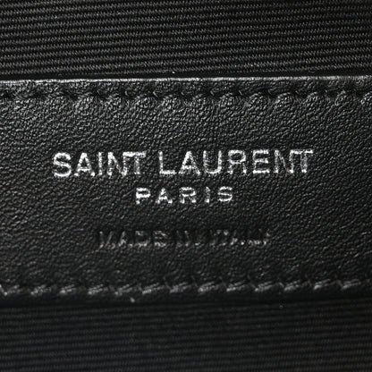 Saint Laurent Lambskin Monogram Belt Bag Black 6 of 10