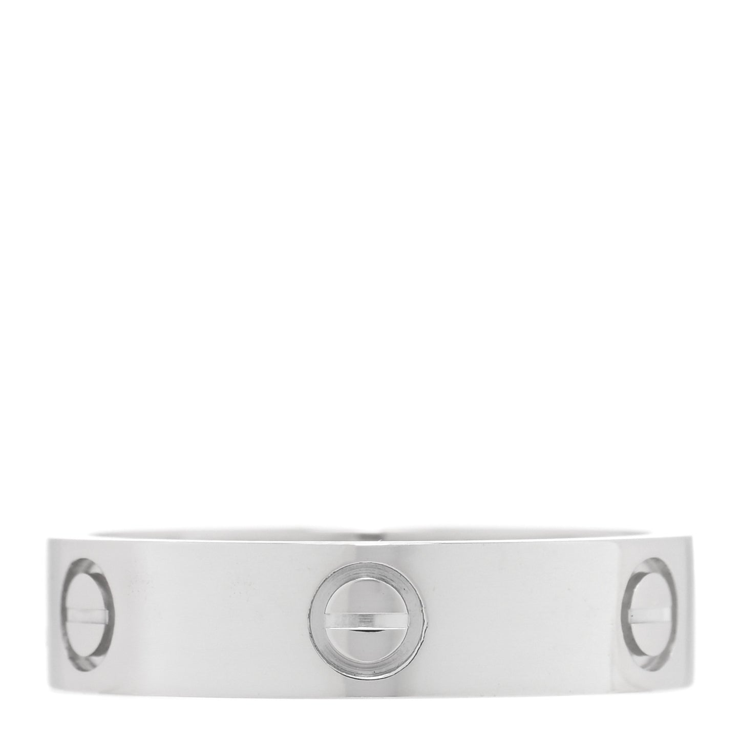 Platinum 5.5mm LOVE Ring 63 10.5