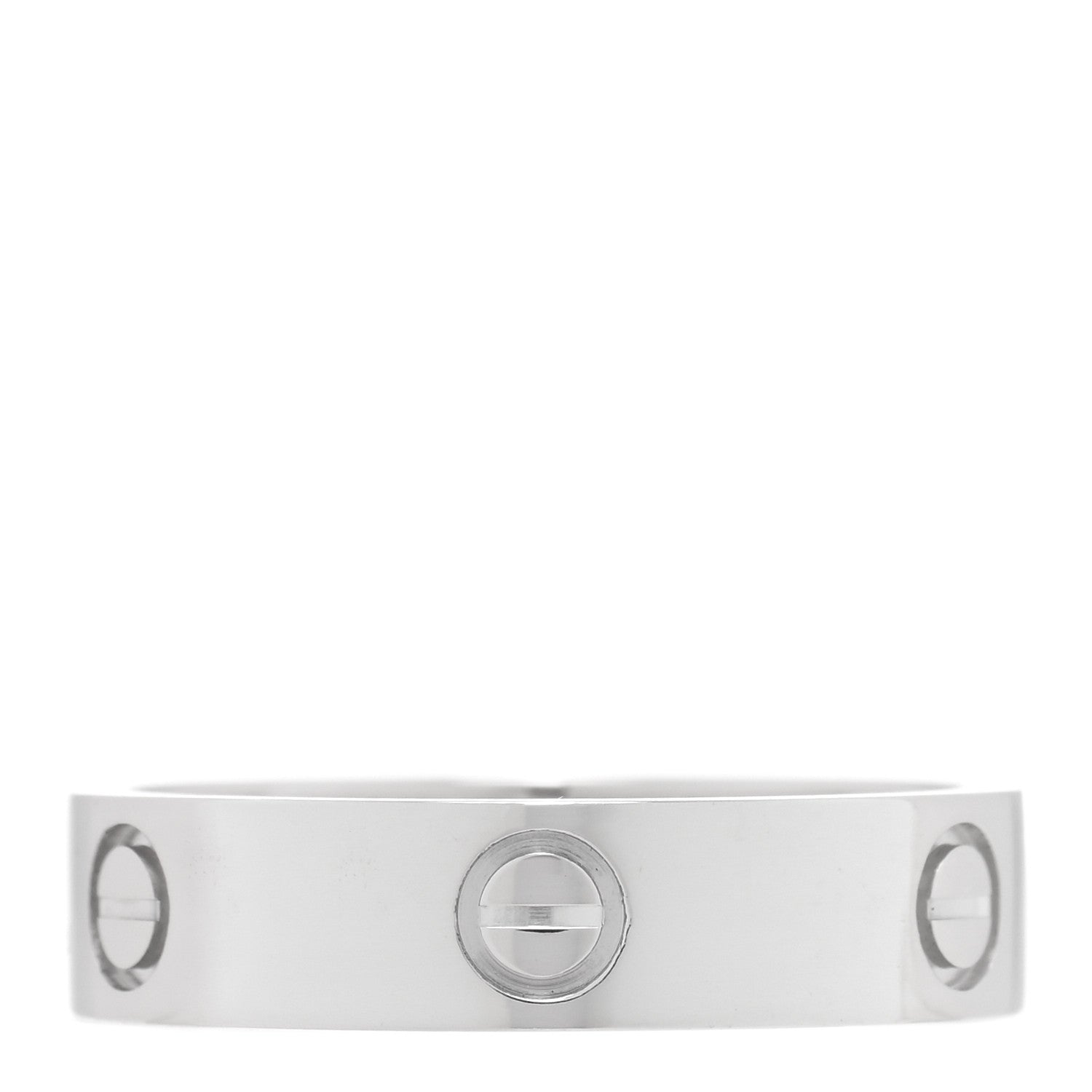 Cartier Platinum 5.5mm LOVE Ring 63 10.5 1 of 4