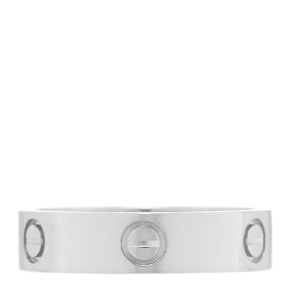 Cartier Platinum 5.5mm LOVE Ring 63 10.5 1 of 4