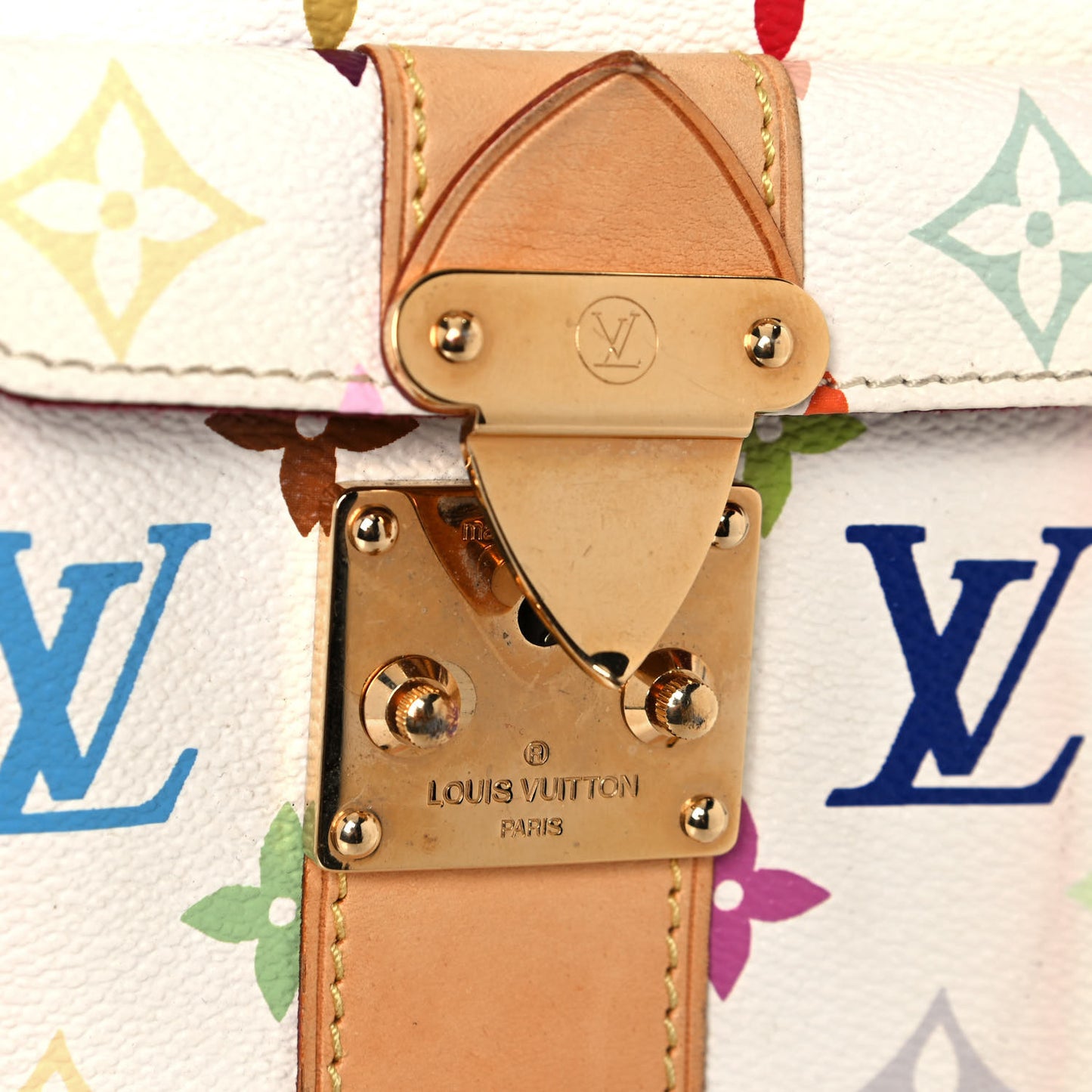 Monogram Multicolor Speedy 30 White