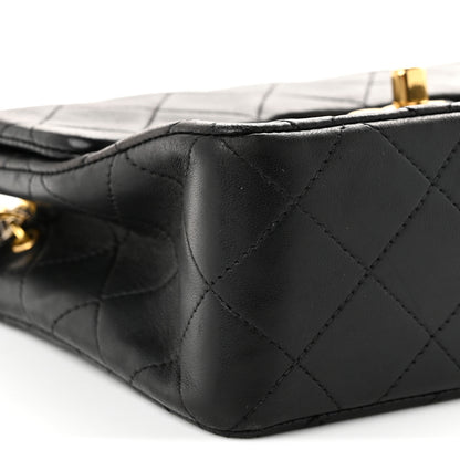 Chanel Lambskin Quilted Mini Square Flap Bag Black 10 of 11