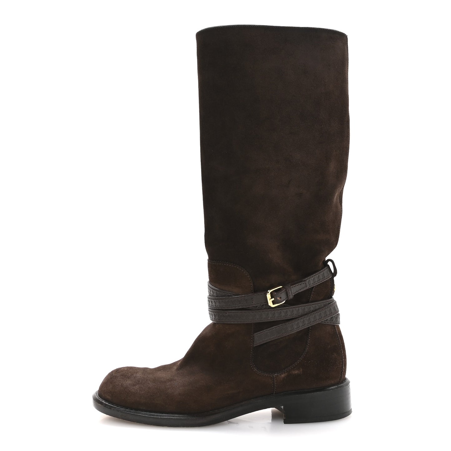 Suede Crossroads High Boot 38 Brown