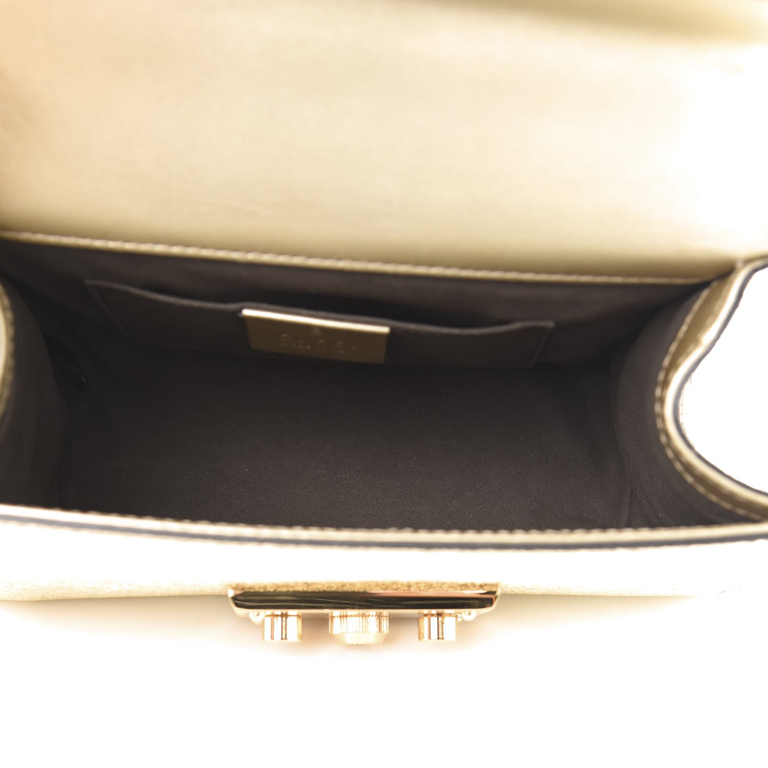 Gucci Galassia Small Padlock Shoulder Bag Platino 5 of 14