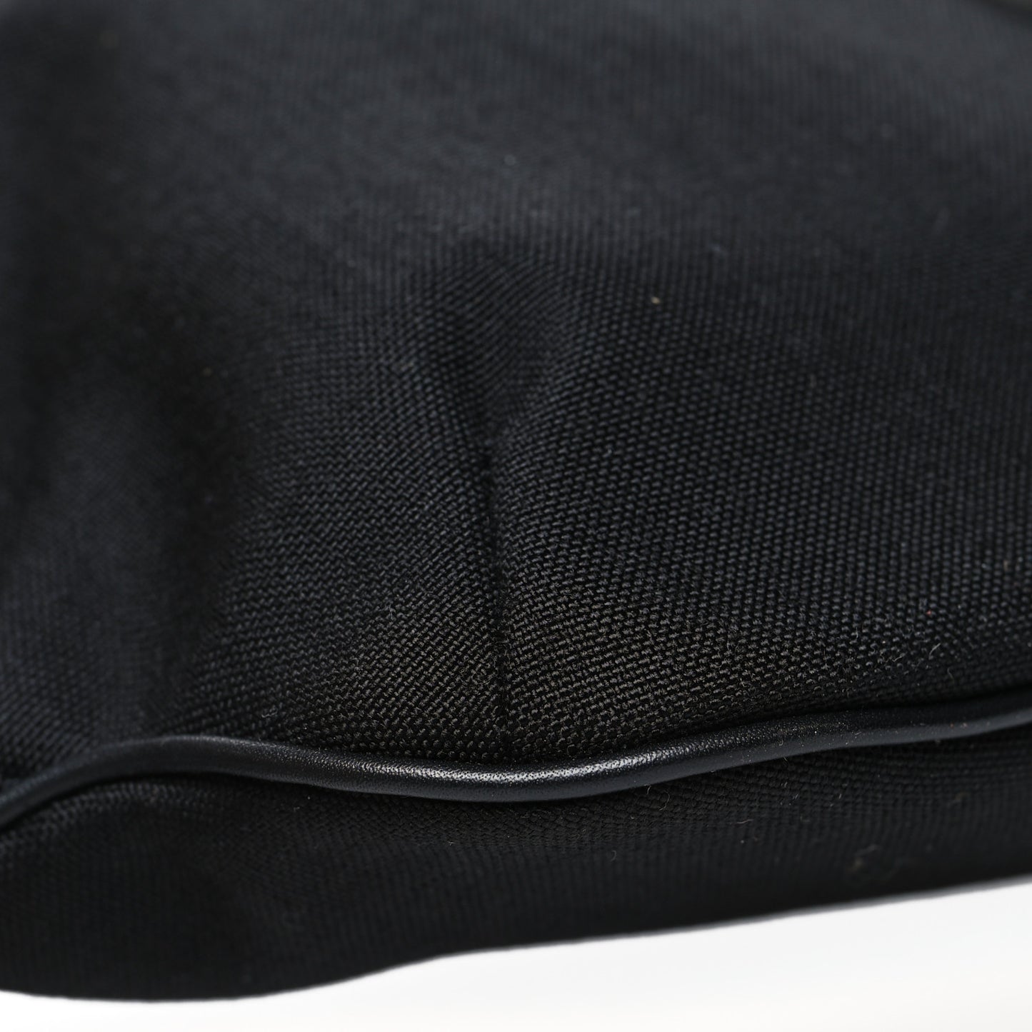 Canvas Monogram Belt Bag Black