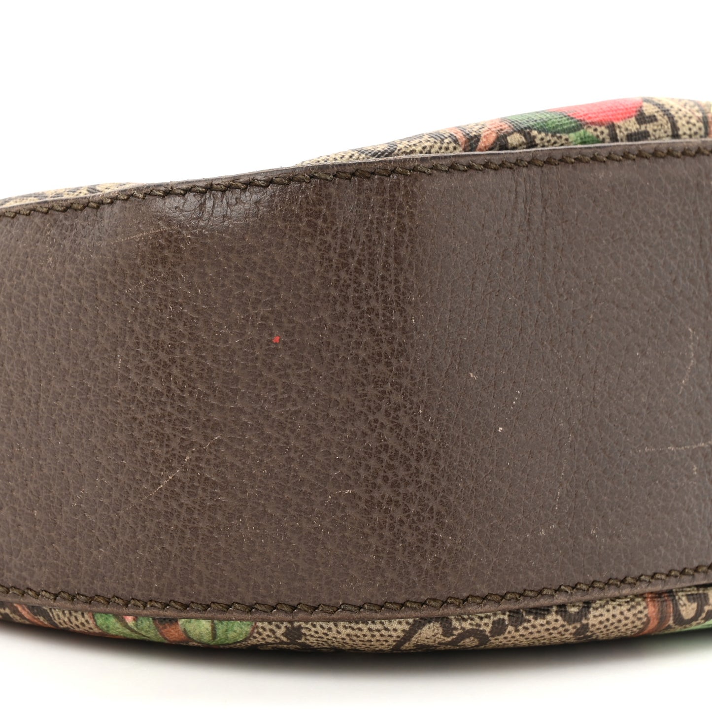 GG Supreme Monogram Tian Web Medium Padlock Messenger Shoulder Bag Beige Multicolor New Acero