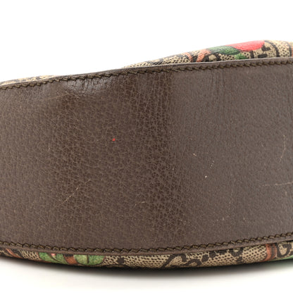 Gucci GG Supreme Monogram Tian Web Medium Padlock Messenger Shoulder Bag Beige Multicolor New Acero 9 of 15