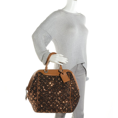 Louis Vuitton Sequin Monogram Sunshine Express North South Gold 2 of 6