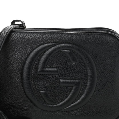 Gucci Pebbled Calfskin Small Soho Disco Bag Black 8 of 14