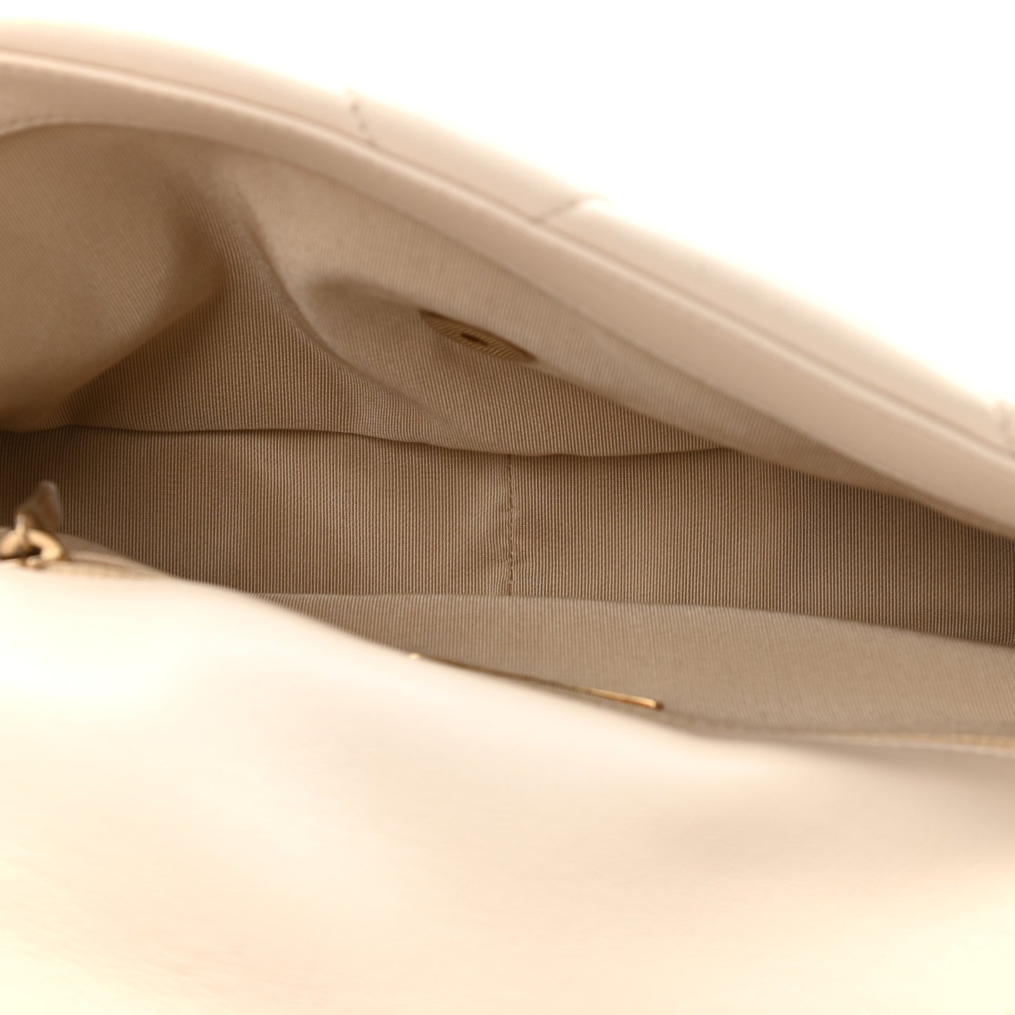 Lambskin Quilted Medium Chanel 19 Flap Light Beige