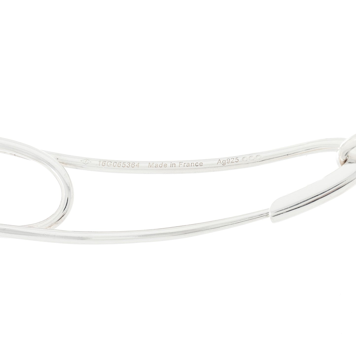 Sterling Silver Chaine d'Ancre Punk Long Necklace