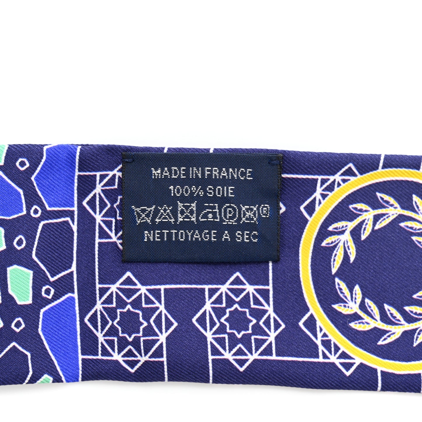 Silk La Danse Des Amazones Twilly Indigo Jaune Multicolor