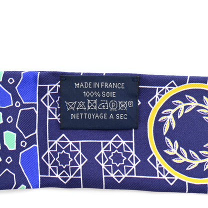 Hermes Silk La Danse Des Amazones Twilly Indigo Jaune Multicolor 3 of 6