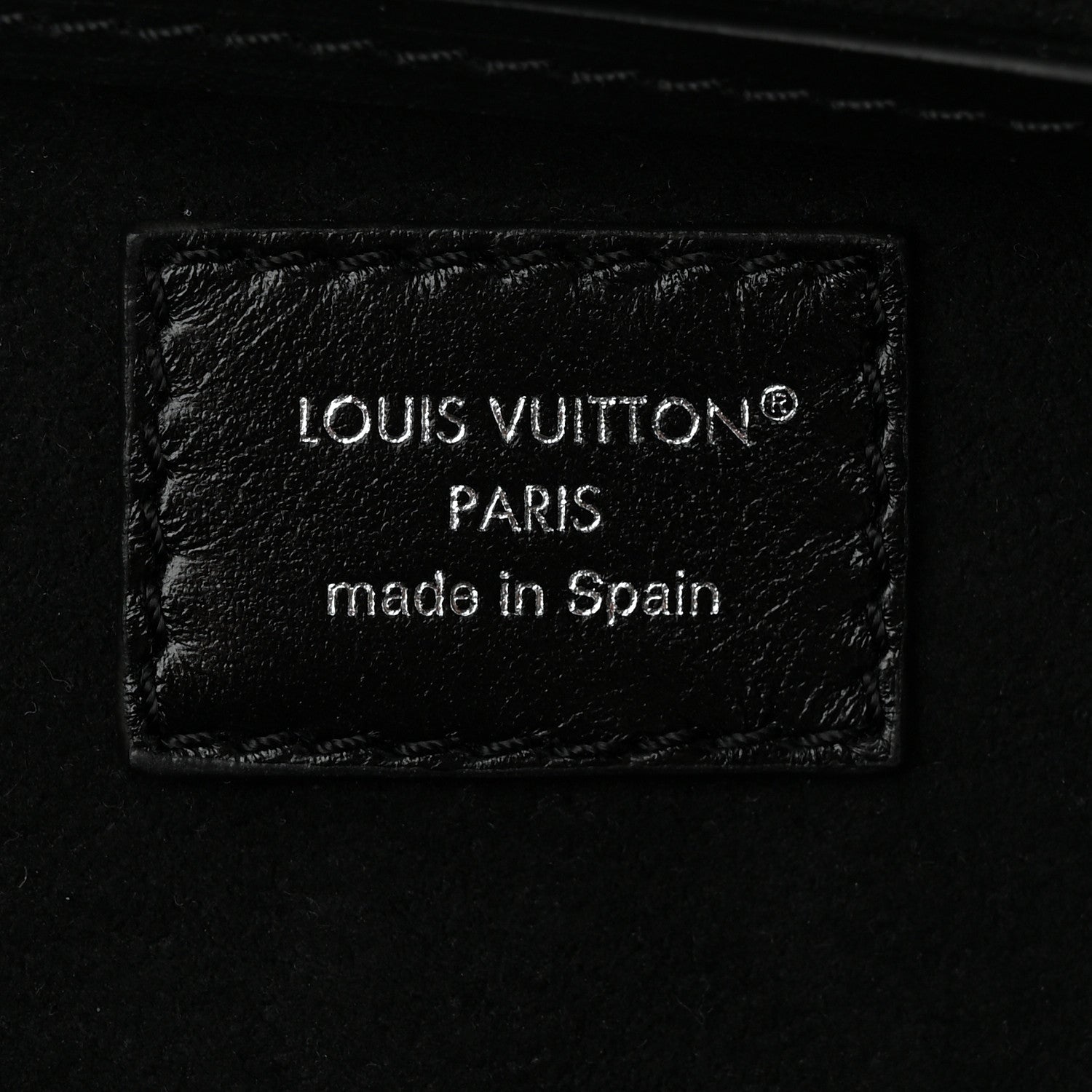 Louis Vuitton Lambskin Monogram Montsouris Vibe PM Black 6 of 9